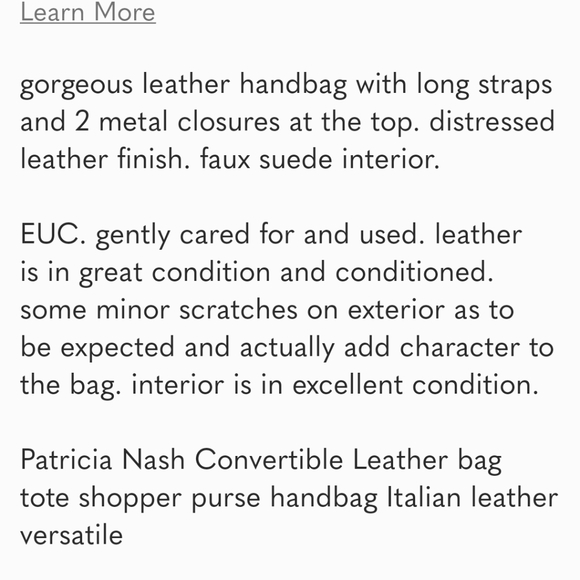 Patricia Nash Benvenuto Leather Tote - Picture 12 of 13